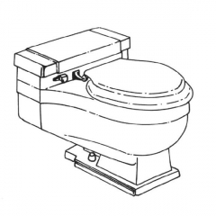 Parts for Case Model 1000 &amp; 1100 Toilets