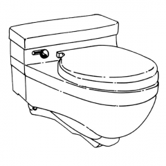 Parts for Case Model 3000 Wall Hung Toilets