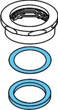 Spud Coupling Washers &amp; Nuts