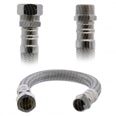 Braided Stainless Steel Compression x MIP