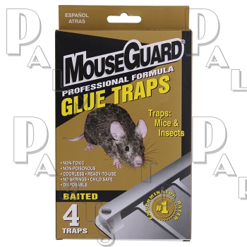 Professional Mouse Glue Traps (Pack of 4)