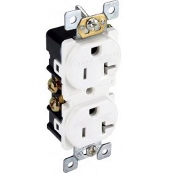 20A Tamper Proof Commercial Receptacle White