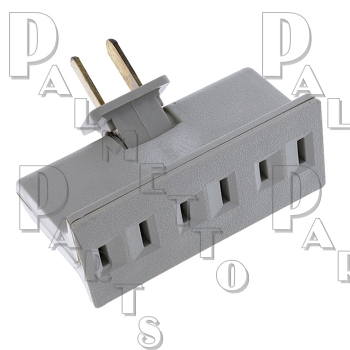 3 Outlet Wall Tap -Swivel