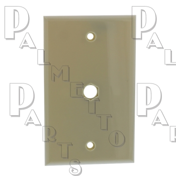 Coax Wall Plate Less Connection Ivory