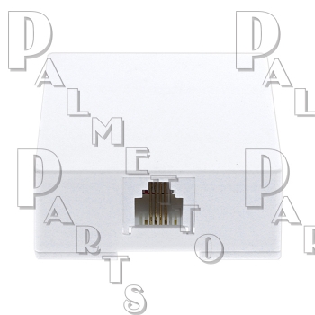 Surface Mount Modular Phone Jack-White