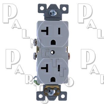 20A Commercial Receptacle White