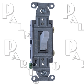 Commercial 20A Wall Switch White