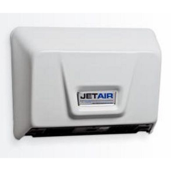 Jetair Hand/Hair Dryer<BR>Low Profile White -Hands Free