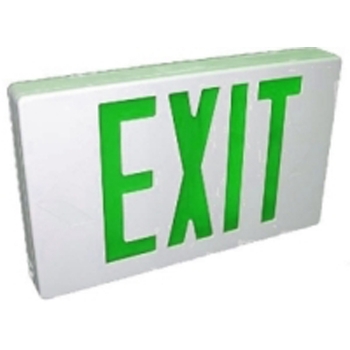 LED AC Only Exit Sign - Green