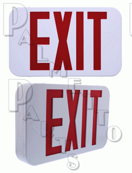 Exit Sign W/ Battery Backup