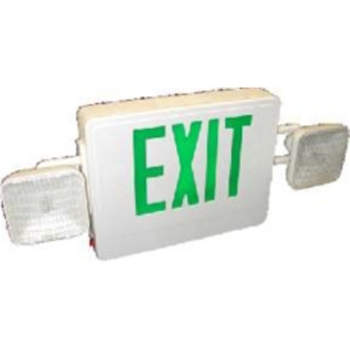 Green Exit Sign Emergency Light With Battery Back-up