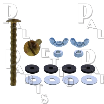 Brass Tank Bolts with Wing Nuts (Pair)