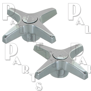 Fit All Cross Handles Pair Hot &amp; Cold