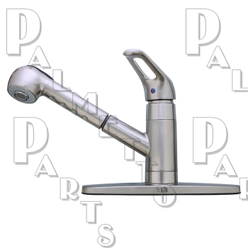 Kitchen Faucet w/Pull Out Spray -Brushed Nickel