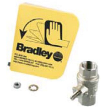 Bradley Eyewash 1/2&quot; Valve &amp; Plastic Lever Handle Assembly