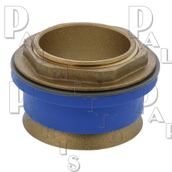 1-1/2&quot; Brass Closet Spud with TPR Rubber &amp; Poly Friction Ring