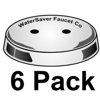 WaterSaver Vacuum Breaker Chrome Plated Cap (Pack of 6)