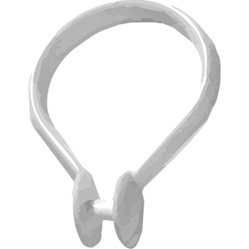 Shower Curtain Ring 12 pack -Plastic