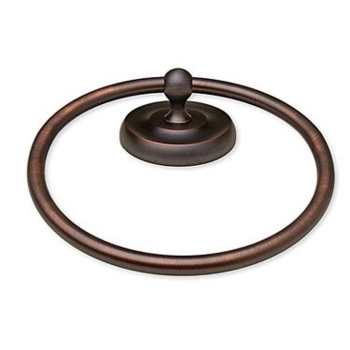 Traditional Plated Towel Ring -Oil Rubbed Bronze Finish