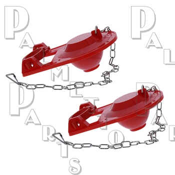 Kork* Red Chemical Resistant Flapper 2 Pack