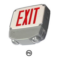 LED Emergency Sign Combo -Wet Rated