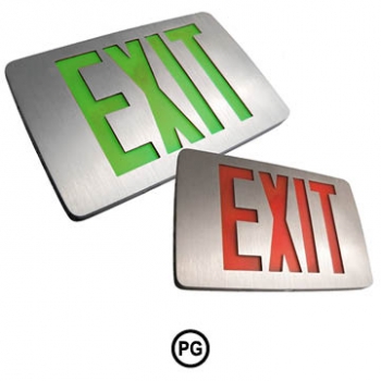 Emergency Exit Sign Aluminum