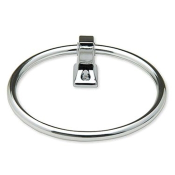 NLA USE P110-41   Exposed Screw Towel Ring Chrome Plated Brass