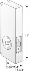 14&quot;H x 1-3/4&quot;W x 2-3/4&quot; Backset