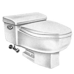 2002, 2003 Luxor* Non Vented Toilet Parts