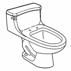 2096* High Hamilton* One-Piece Toilet Parts