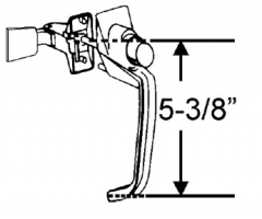 Latch w/ 5-3/8&quot; Lever