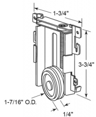 By-pass Roller - Mirror Door