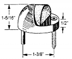 Door Stops -Domed