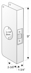 9&quot;H x 1-3/4&quot;W x 2-3/8&quot; Backset