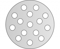 Strainers -Flat Chrome Plated Brass