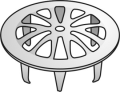 Strainers -Chrome Plated 6 Prong