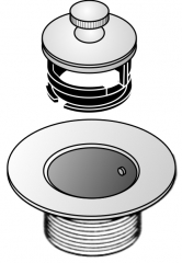 Tub Drain Assemblies -Price Pfister Turnstop