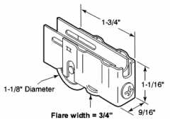 Rollers -1-1/8&quot; Wheel
