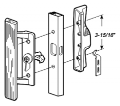 Handle &amp; Latch Assembly -Keyed
