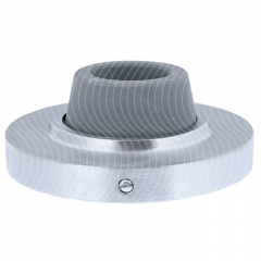 Wall Door Stops w/ Concave Rubber Bumper