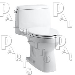 Kohler* Santa Rosa* <BR>K-3810-0* Toilet with Left Hand Tank Lever