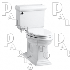 Kohler* Memoirs Classic Toilets K-3818* w K-4641* or K-4642* Tanks w 2&quot; x 3&quot; Canister Flush Valves