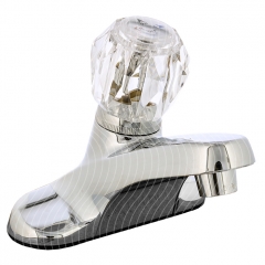 Acrylic Knob Handle Lavatory Faucets
