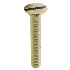 Slotted Drive Flat Head Brass Machine Screw