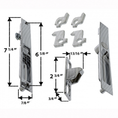 Flush Mount Handle &amp; Lock Assemblies