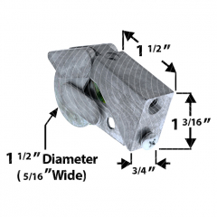 Rollers -1-1/4" Wheel