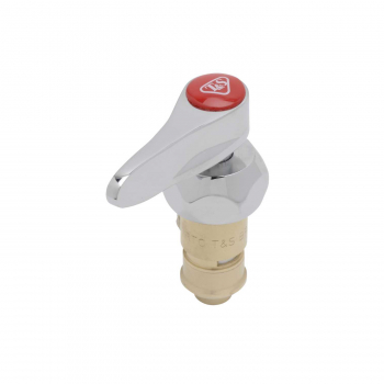 T&amp;S Brass Ceramic Disc Check Stem w/Handle -Hot