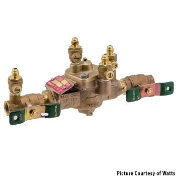 Watts LF009QT Backflow Preventer 1/2&quot;&quot; LF