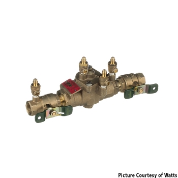 Watts LF009M3-QT Backflow Preventer 3/4&quot;&quot; LF