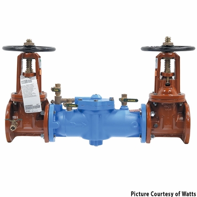 Watts LF009 Backflow Preventer 2-1/2" LF OSY w/Strainer